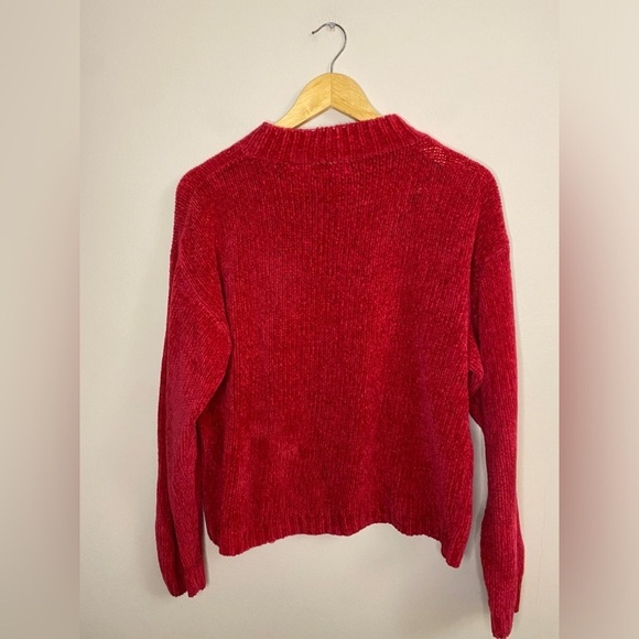 Vintage Y2K Colours Fuchsia Knit Sweater / Large - Picture 2 of 3